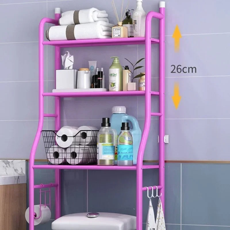 Toilet & Washing Machine Storage Rack , رف تخزين المرحاض والغسالة