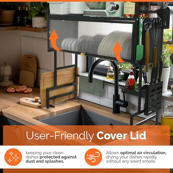 Kitchen Sink Dish Rack Cabinet