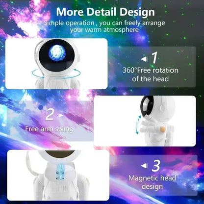 Astronaut Bluetooth Star Projector Lamp