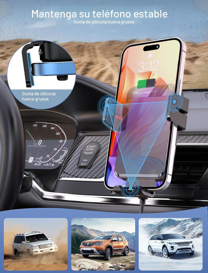 Auto Clamping Car Charger  شاحن سيارة لاسلكي بقفل تلقائي