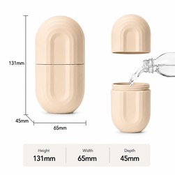Silicone Facial Ice Roller Mould, Reusable Face Massager for Cooling Skincare & Beauty Tool valemerehub