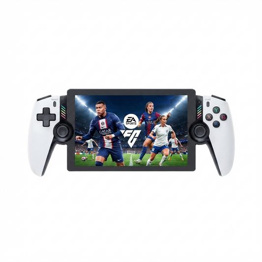 M28 Retro Handheld Game Console, 7.1 inch LCD HD Screen 30+ Emulators, 128G 4000mAh PS2 3D Dual Analog Stick God of War Classic