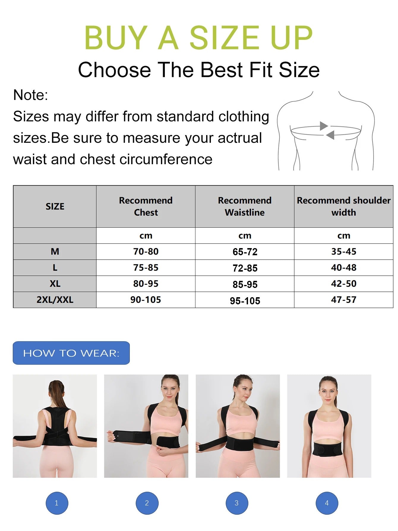 Posture Corrector for Women and Men