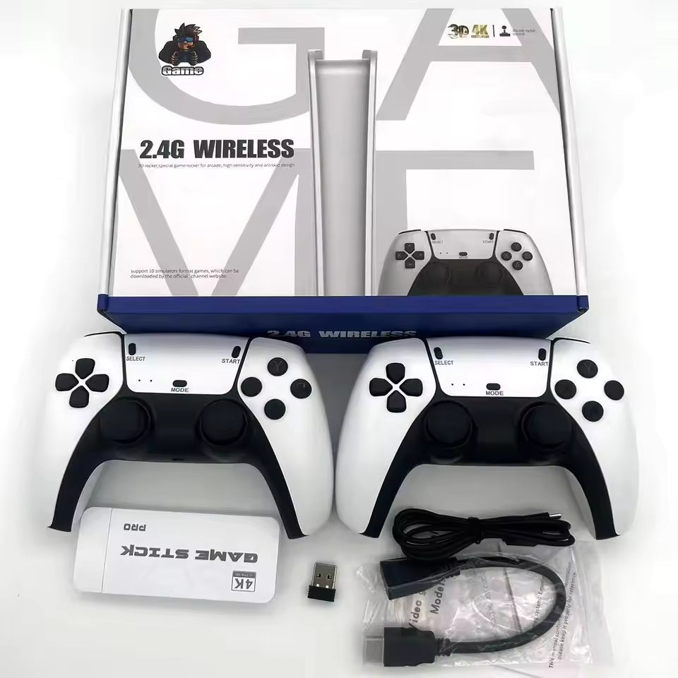 M15 4K HD Game Console P5 2.4G Wireless Controllers 20+Simulators GB2 DDR3 256MB 64G 20,000 Games Retro Video Game Console